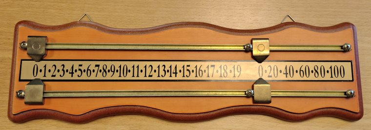 Skydetavle 2 spillere - Op til 100 point